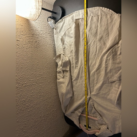 For Cynthia Linen Cotton Women’s Button Down 3/4 Sleeve Size L Boho Indie Tunic - Picture 4 of 15